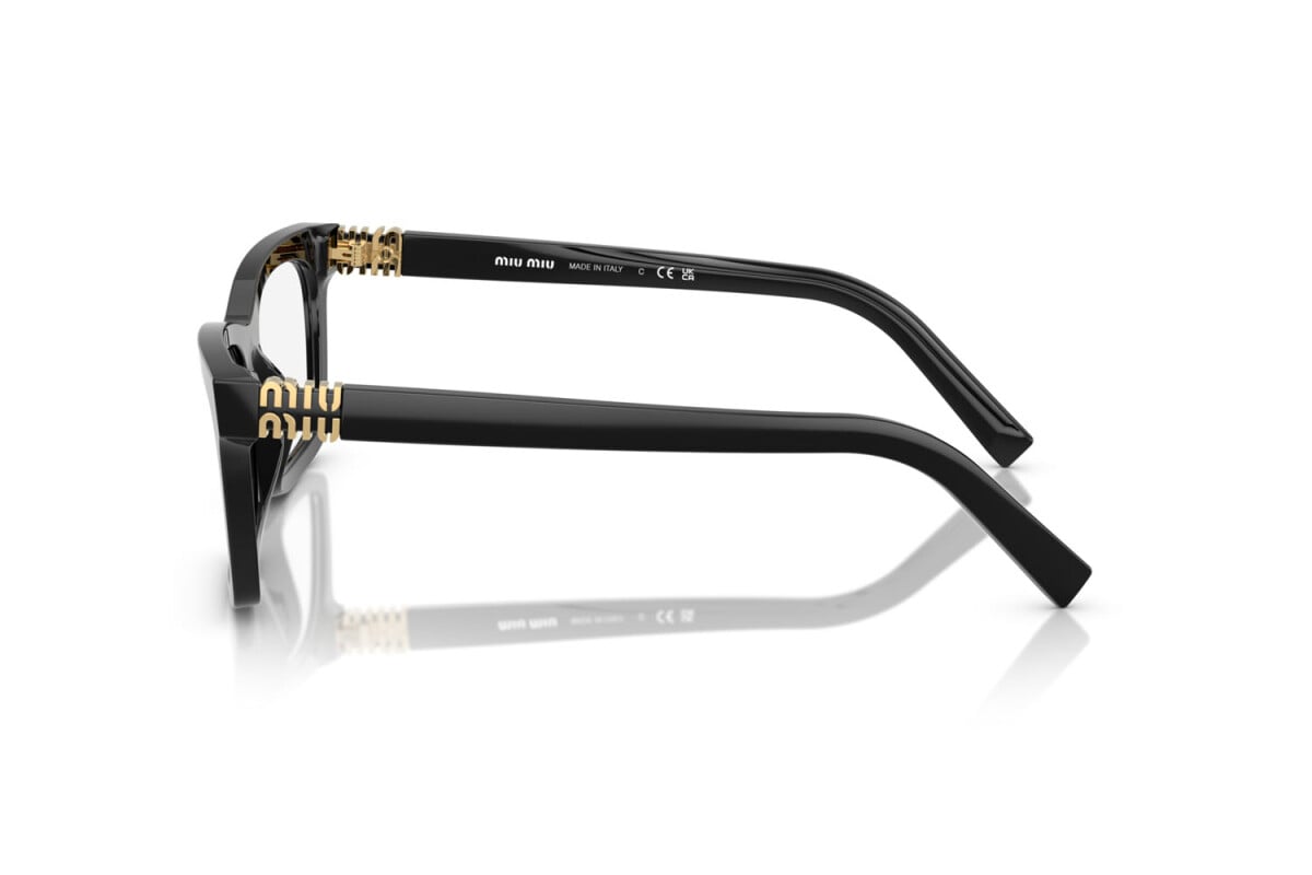 MIU MIU - 16K1O1 NERO | OCCHIALE DA VISTA DONNA - MU 04WV CALIBRO 55