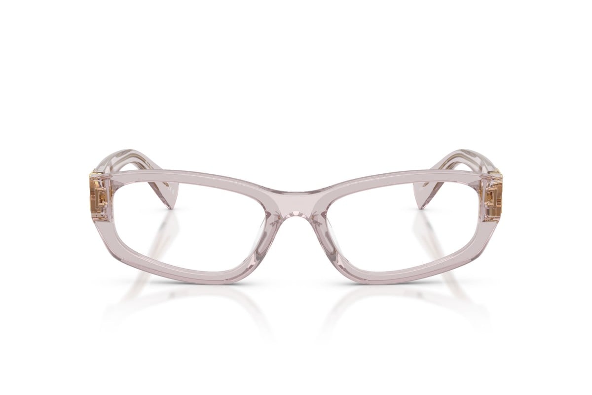 OCCHIALE DA VISTA DONNA | MIU MIU MU 04YV - 12W1O1 MALVA TRASPARENTE - CALIBRO 52