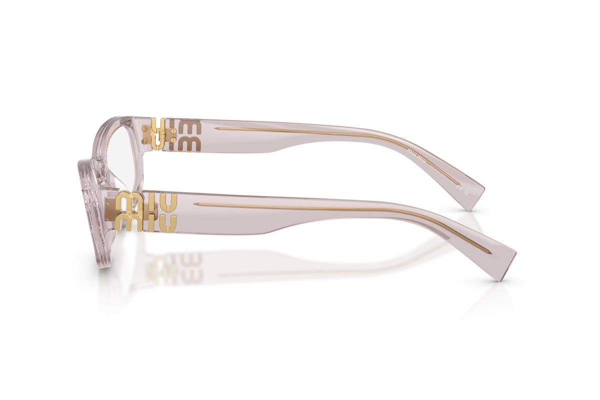 OCCHIALE DA VISTA DONNA | MIU MIU MU 04YV - 12W1O1 MALVA TRASPARENTE - CALIBRO 52