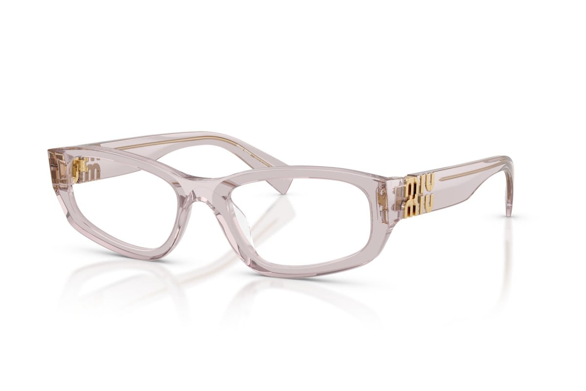 OCCHIALE DA VISTA DONNA | MIU MIU MU 04YV - 12W1O1 MALVA TRASPARENTE - CALIBRO 52