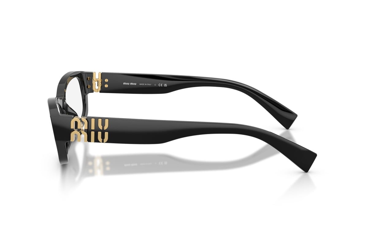 OCCHIALE DA VISTA DONNA | MIU MIU MU 04YV - 16K1O1 NERO - CALIBRO 52
