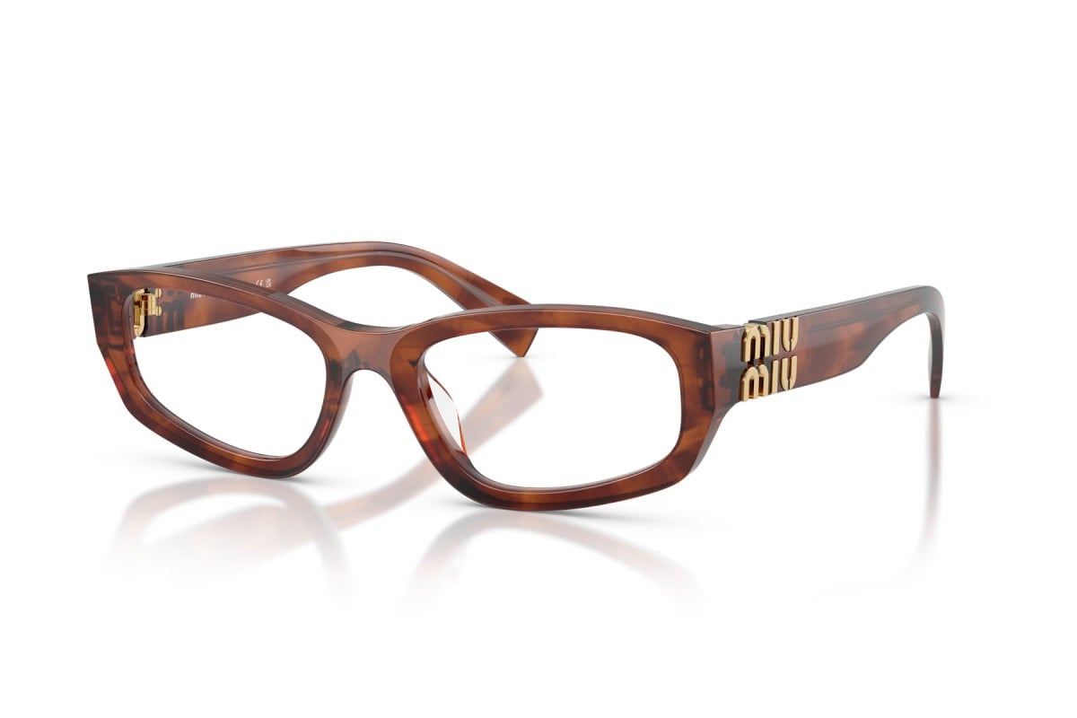 OCCHIALE DA VISTA DONNA | MIU MIU MU 04YV - 26E1O1 TABACCO STRIATO - CALIBRO 52