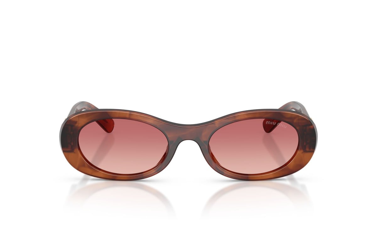 OCCHIALE DA SOLE DONNA | MIU MIU MU 06ZS - 26E50U TABACCO STRIATO - CALIBRO 50