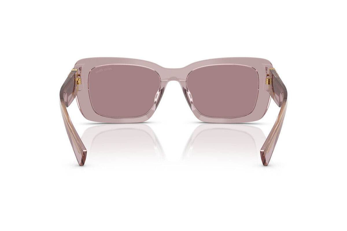 MIU MIU - 12W20I MALVA TRASPARENTE | OCCHIALE DA SOLE DONNA - MU 07YS CALIBRO 53