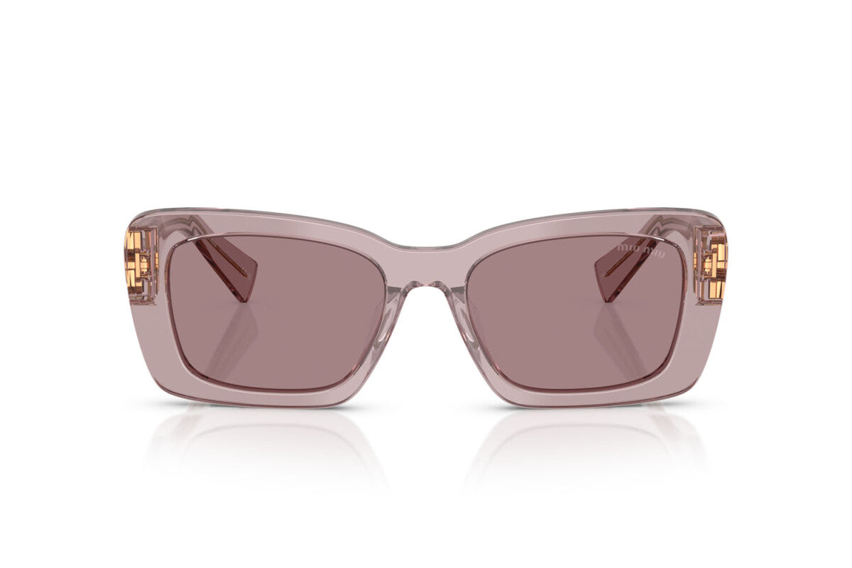 MIU MIU - 12W20I MALVA TRASPARENTE | OCCHIALE DA SOLE DONNA - MU 07YS CALIBRO 53