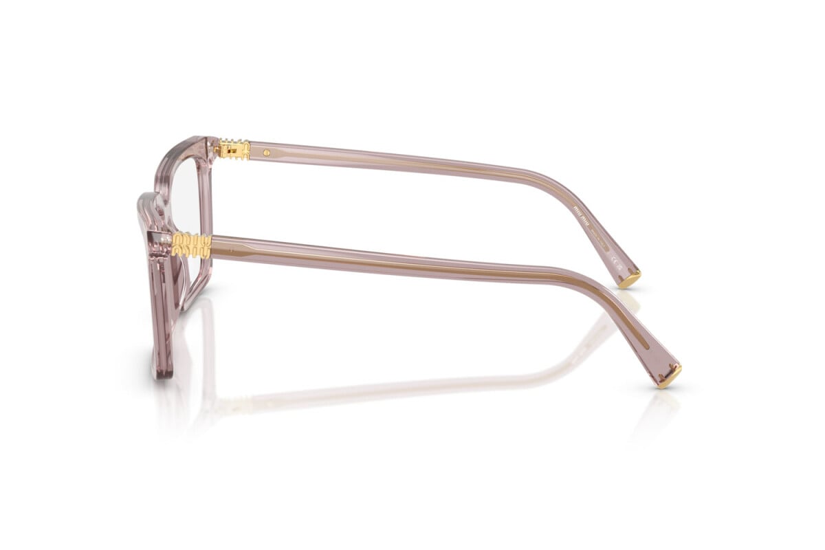 MIU MIU - 12W1O1 MALVA TRASPARENTE | OCCHIALE DA VISTA DONNA - MU 08XV CALIBRO 52