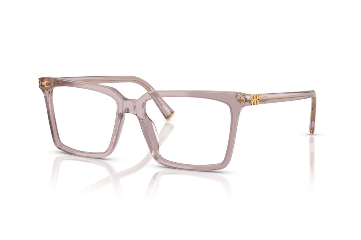 MIU MIU - 12W1O1 MALVA TRASPARENTE | OCCHIALE DA VISTA DONNA - MU 08XV CALIBRO 52