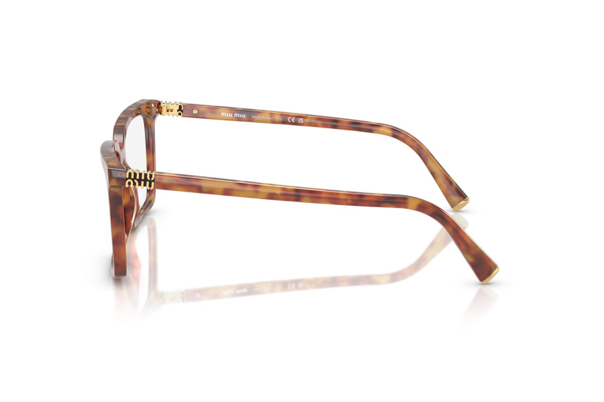 MIU MIU - 4BW1O1 AVANA ROSSA | OCCHIALE DA VISTA DONNA - MU 08XV CALIBRO 54