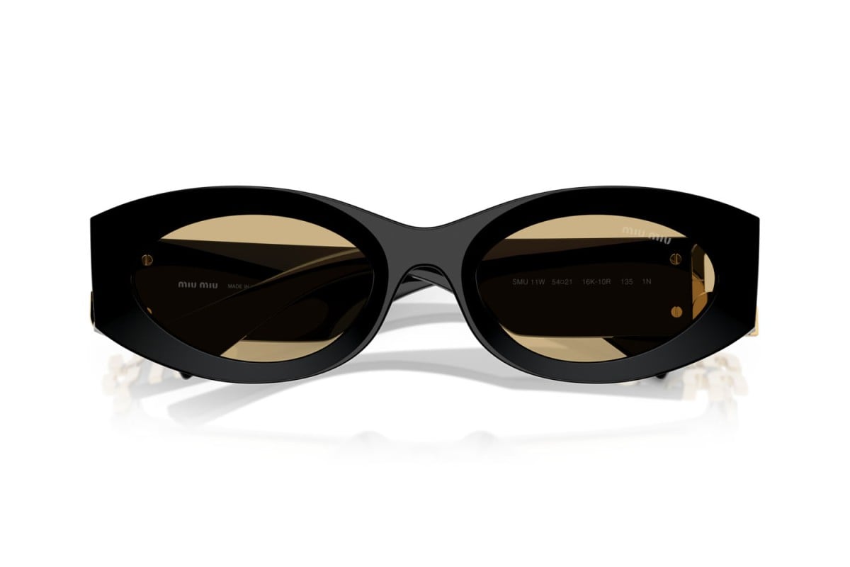 OCCHIALE DA SOLE DONNA | MIU MIU MU 11WS - 16K10R NERO - CALIBRO 54