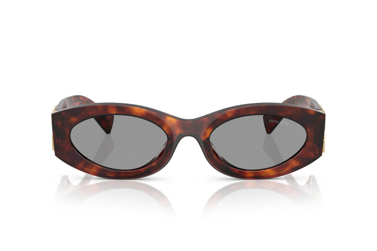 MIU MIU - 21C40O MOGANO AVANA | OCCHIALE DA SOLE DONNA - MU 11WS CALIBRO 54