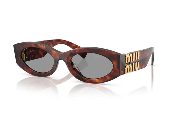MIU MIU - 21C40O MOGANO AVANA | OCCHIALE DA SOLE DONNA - MU 11WS CALIBRO 54