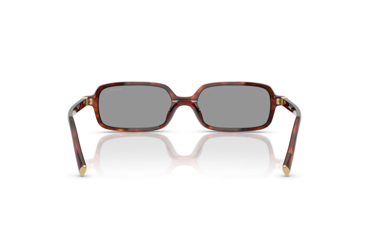 MIU MIU - 21C40O MOGANO AVANA | OCCHIALE DA SOLE DONNA - MU 11ZS CALIBRO 51