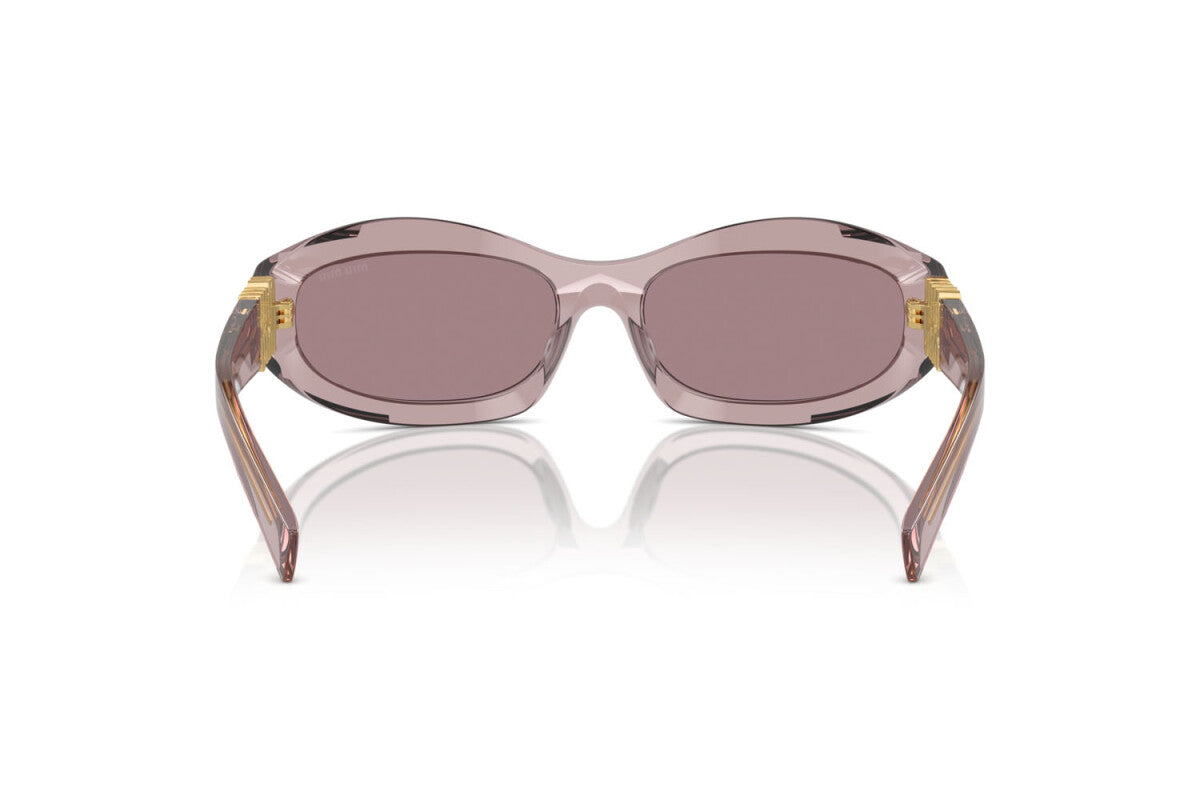 MIU MIU - 12W20I MALVA TRASPARENTE | OCCHIALE DA SOLE DONNA - MU 14ZS CALIBRO 59
