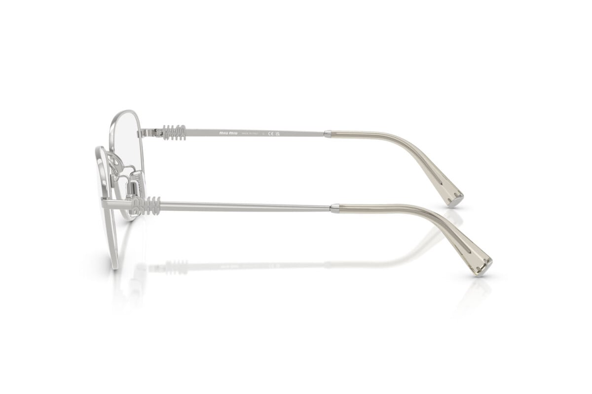 MIU MIU - 1BC1O1 ARGENTO | OCCHIALE DA VISTA DONNA - MU 50WV CALIBRO 51