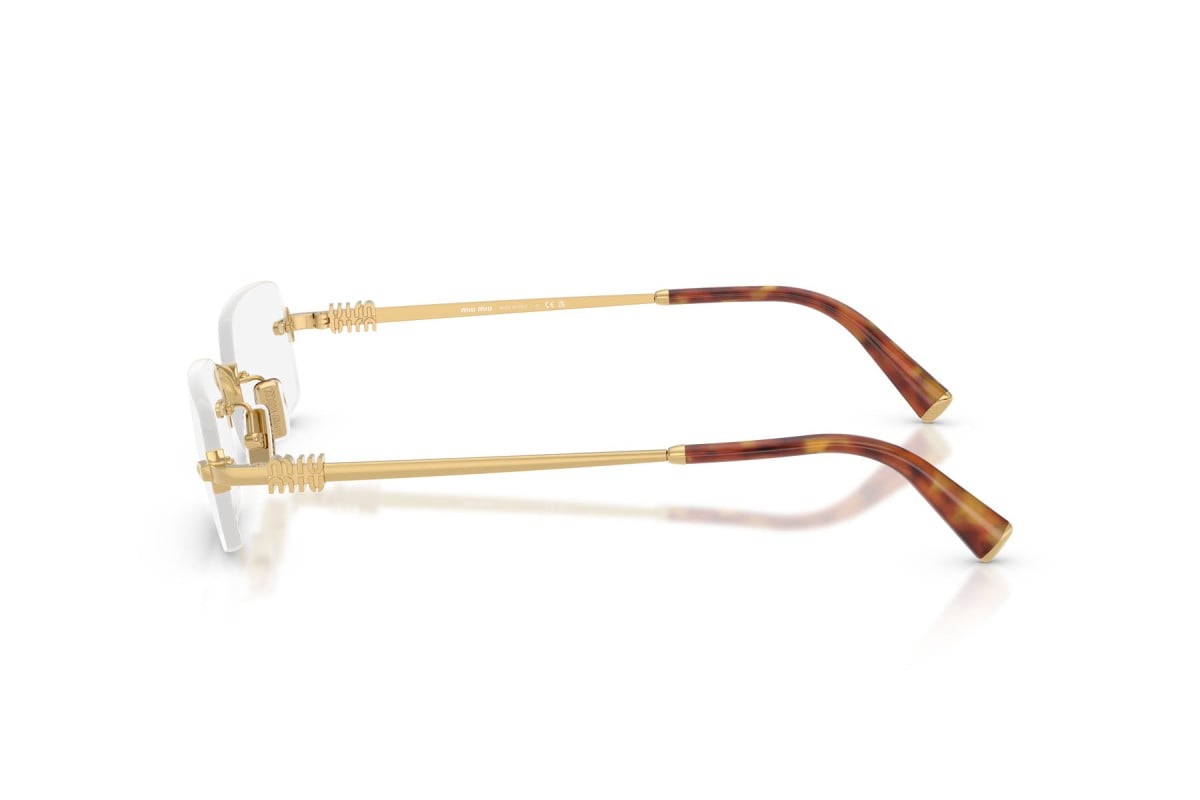 OCCHIALE DA VISTA DONNA | MIU MIU MU 50YV - 5AK1O1 ORO - CALIBRO 52