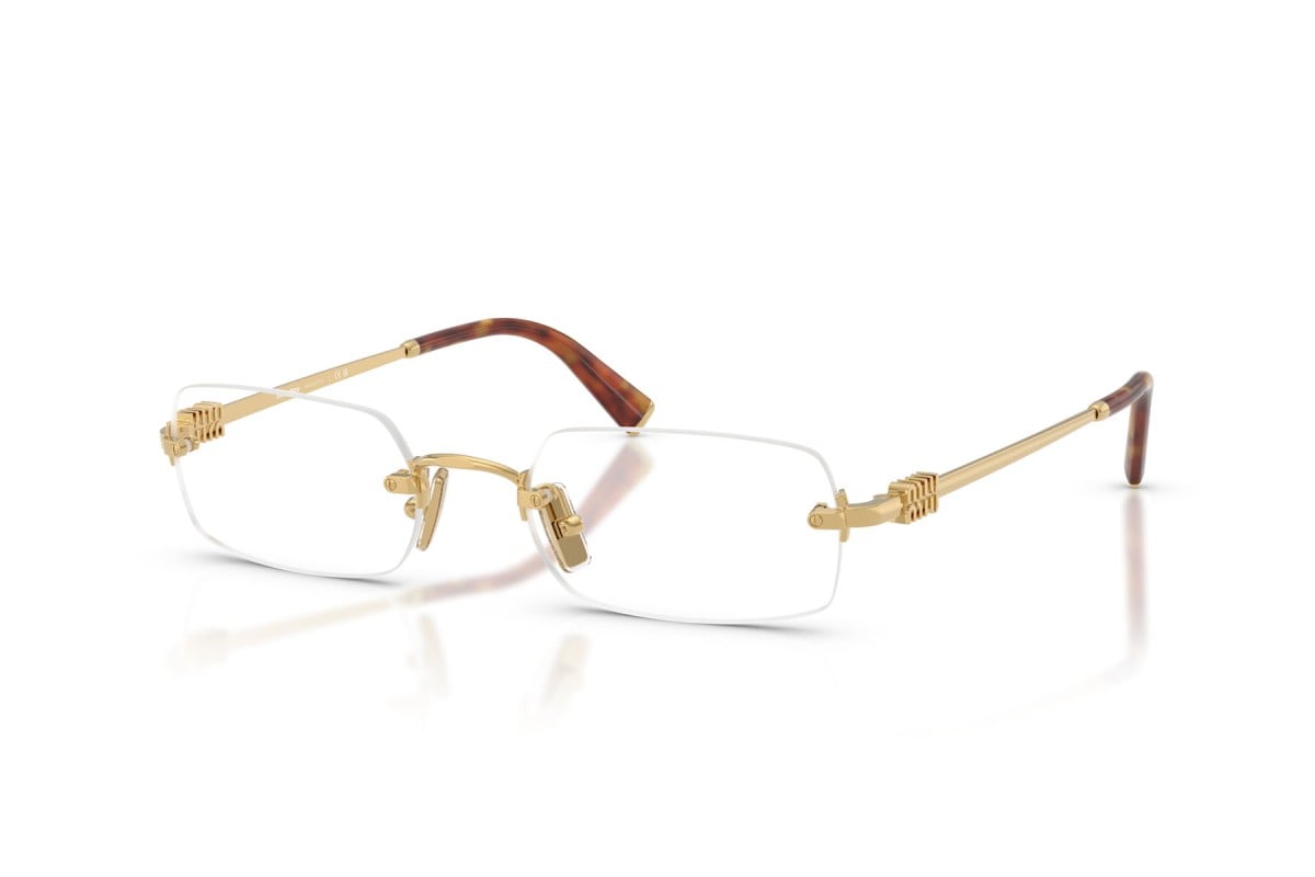 OCCHIALE DA VISTA DONNA | MIU MIU MU 50YV - 5AK1O1 ORO - CALIBRO 52
