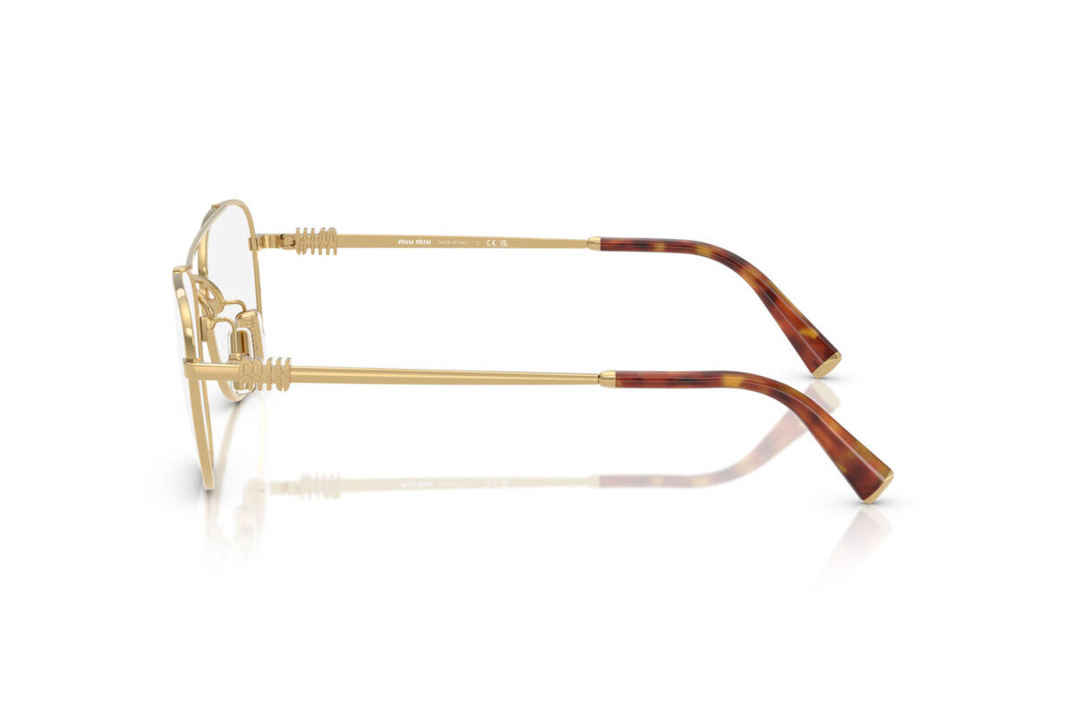 MIU MIU - 5AK1O1 ORO | OCCHIALE DA VISTA DONNA - MU 51WV CALIBRO 53