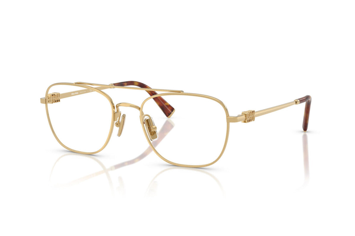 MIU MIU - 5AK1O1 ORO | OCCHIALE DA VISTA DONNA - MU 51WV CALIBRO 51