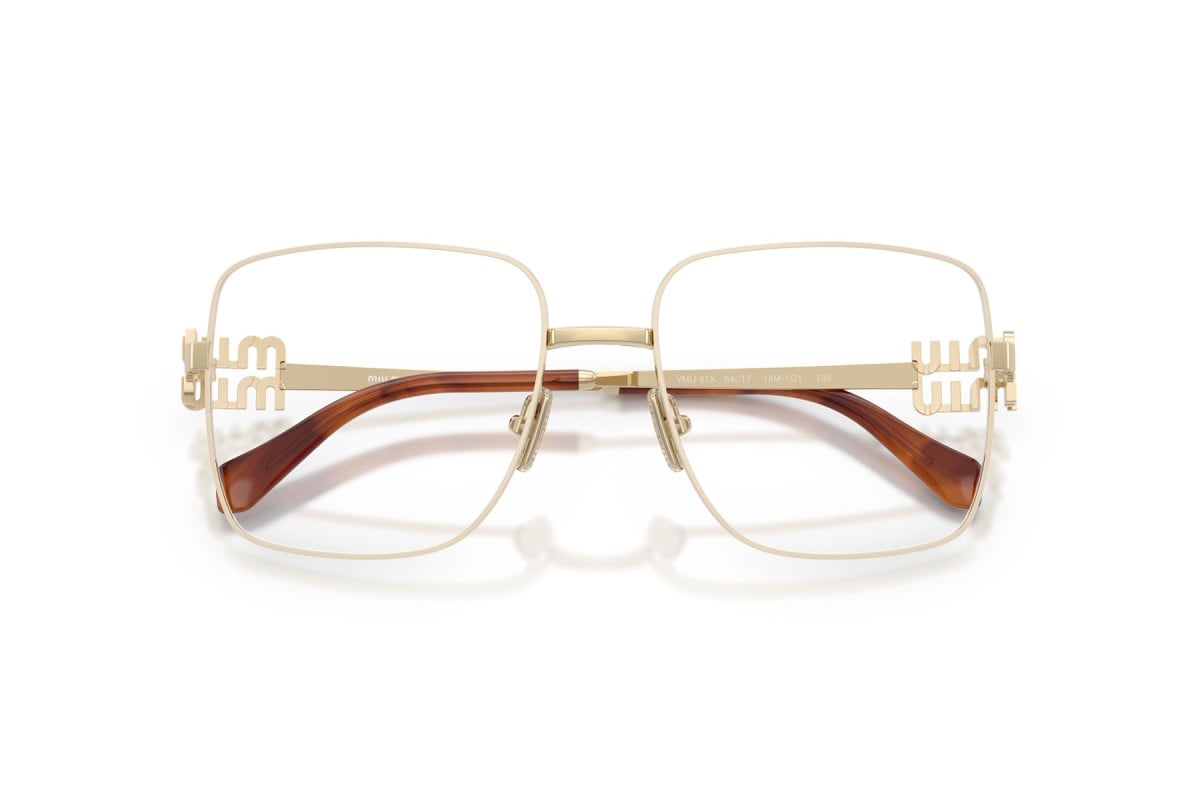 OCCHIALE DA VISTA DONNA | MIU MIU MU 51XV - 14M1O1 BEIGE - CALIBRO 54