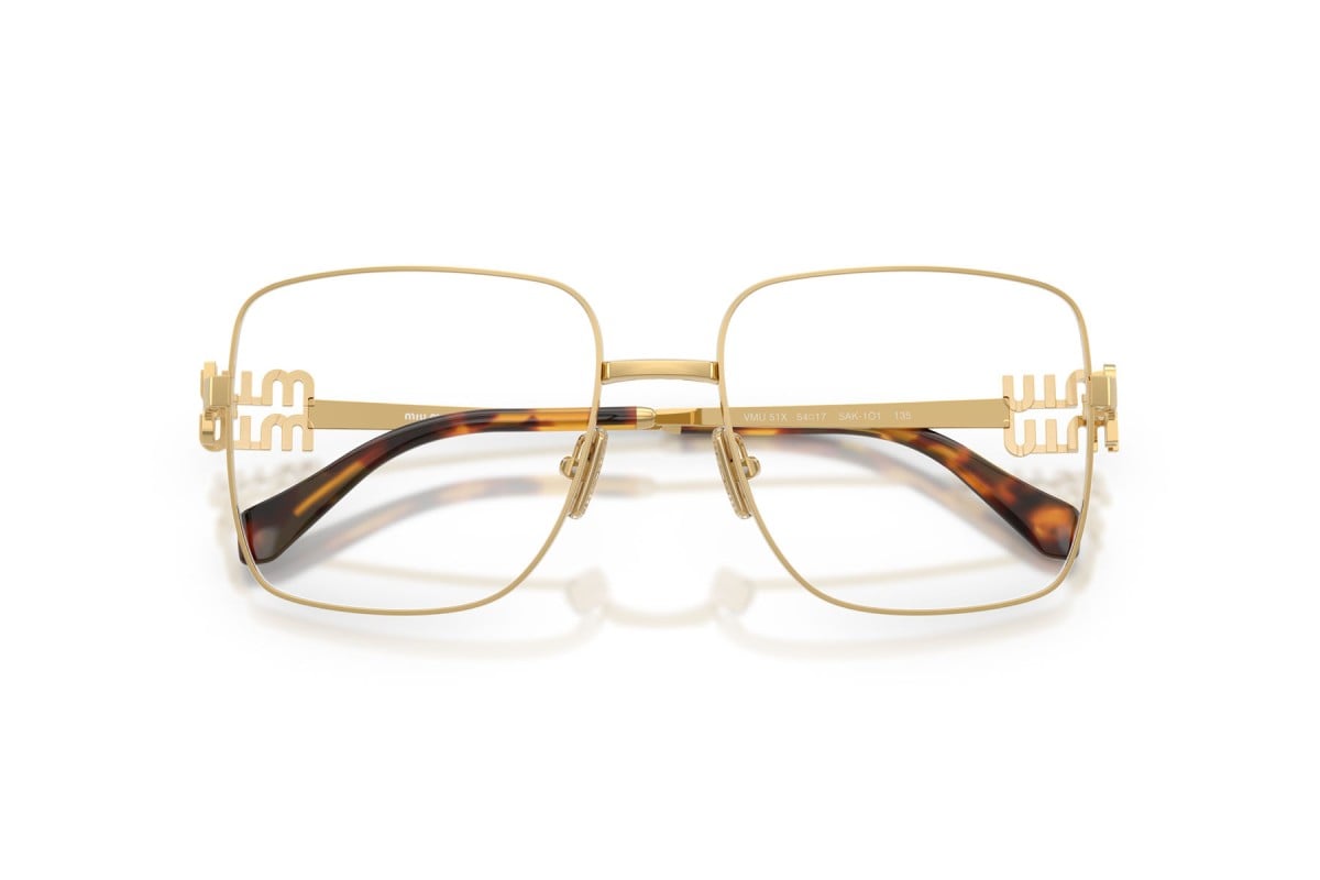 OCCHIALE DA VISTA DONNA | MIU MIU MU 51XV - 5AK1O1 ORO - CALIBRO 54