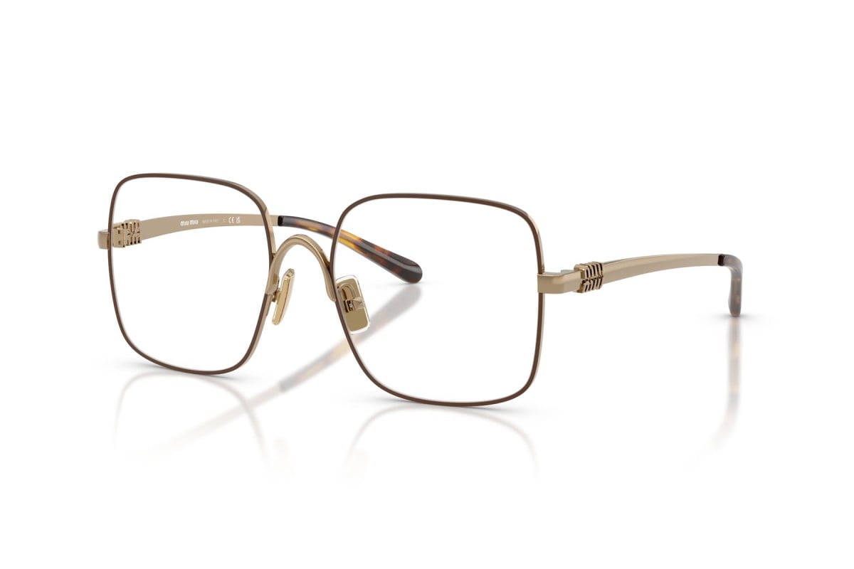 OCCHIALE DA VISTA DONNA | MIU MIU MU 51YV - 24H1O1 CIOCCOLATO - CALIBRO 53