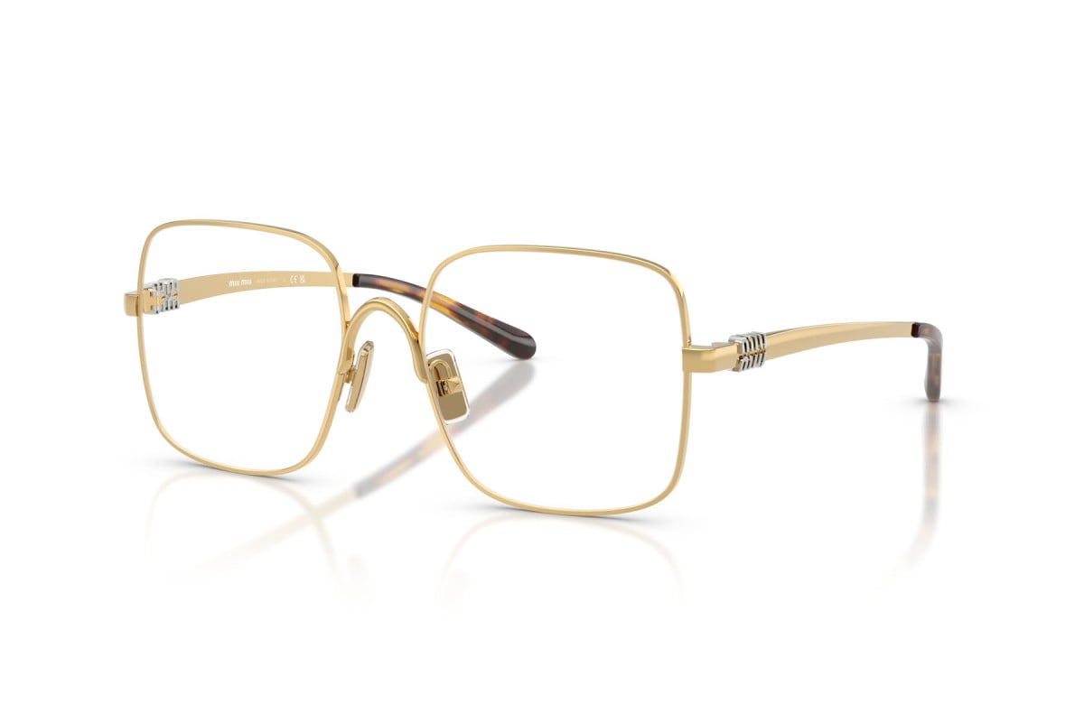 OCCHIALE DA VISTA DONNA | MIU MIU MU 51YV - 5AK1O1 ORO - CALIBRO 53