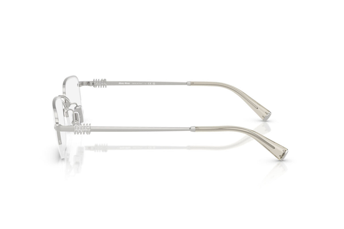MIU MIU - 1BC1O1 ARGENTO | OCCHIALE DA VISTA DONNA - MU 52WV CALIBRO 51
