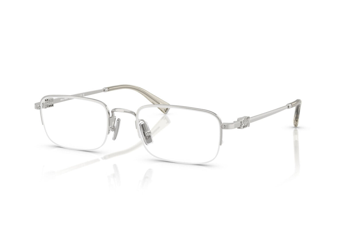 MIU MIU - 1BC1O1 ARGENTO | OCCHIALE DA VISTA DONNA - MU 52WV CALIBRO 51