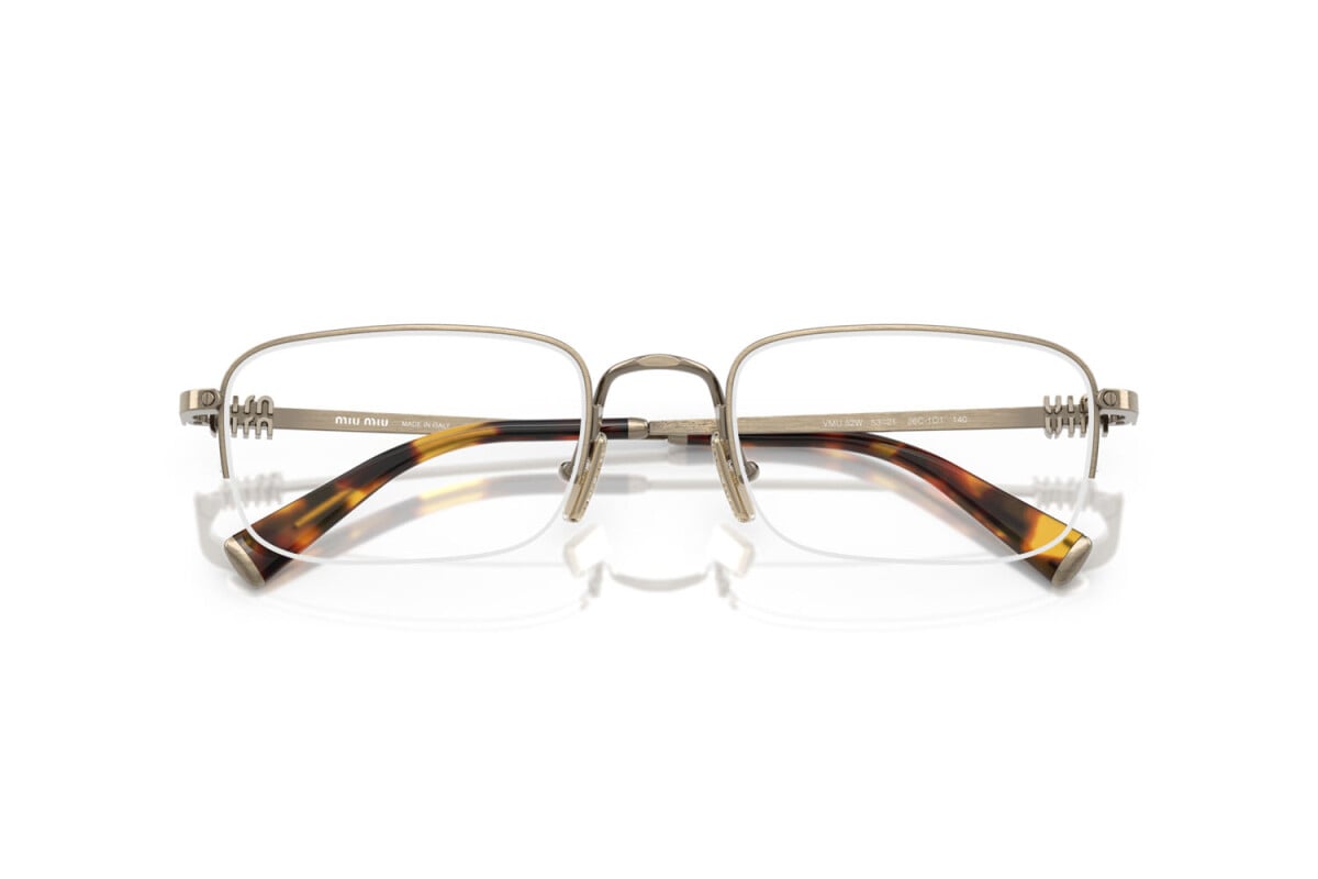 MIU MIU - 26C1O1 ORO VECCHIO | OCCHIALE DA VISTA DONNA - MU 52WV CALIBRO 51