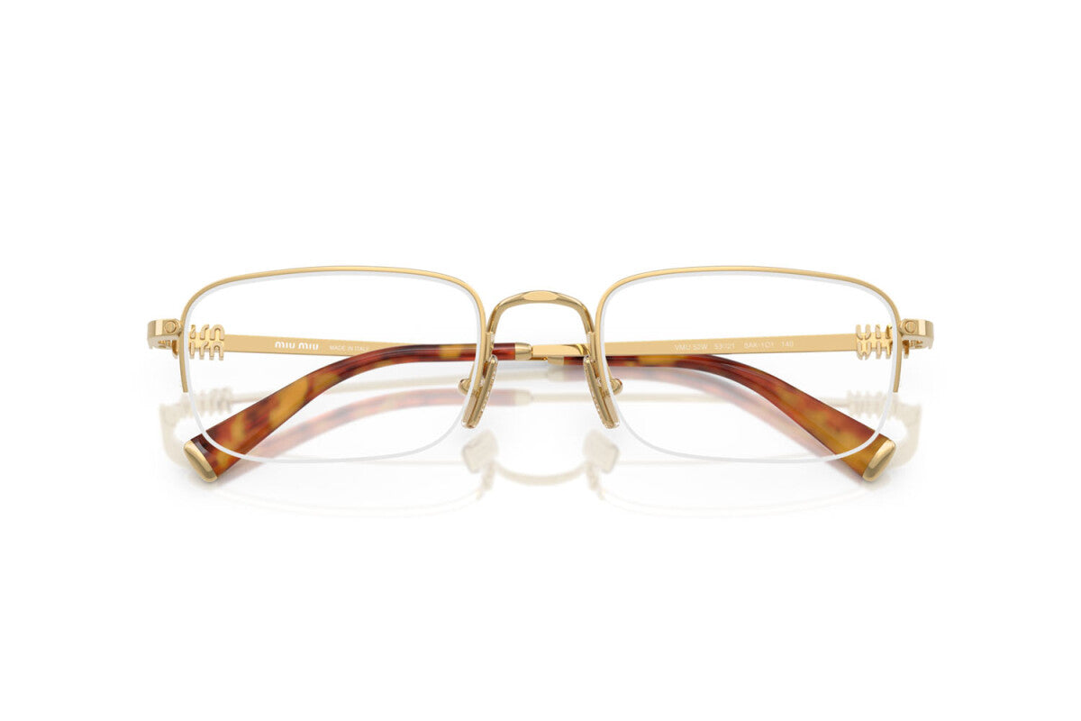 MIU MIU - 5AK1O1 ORO | OCCHIALE DA VISTA DONNA - MU 52WV CALIBRO 51