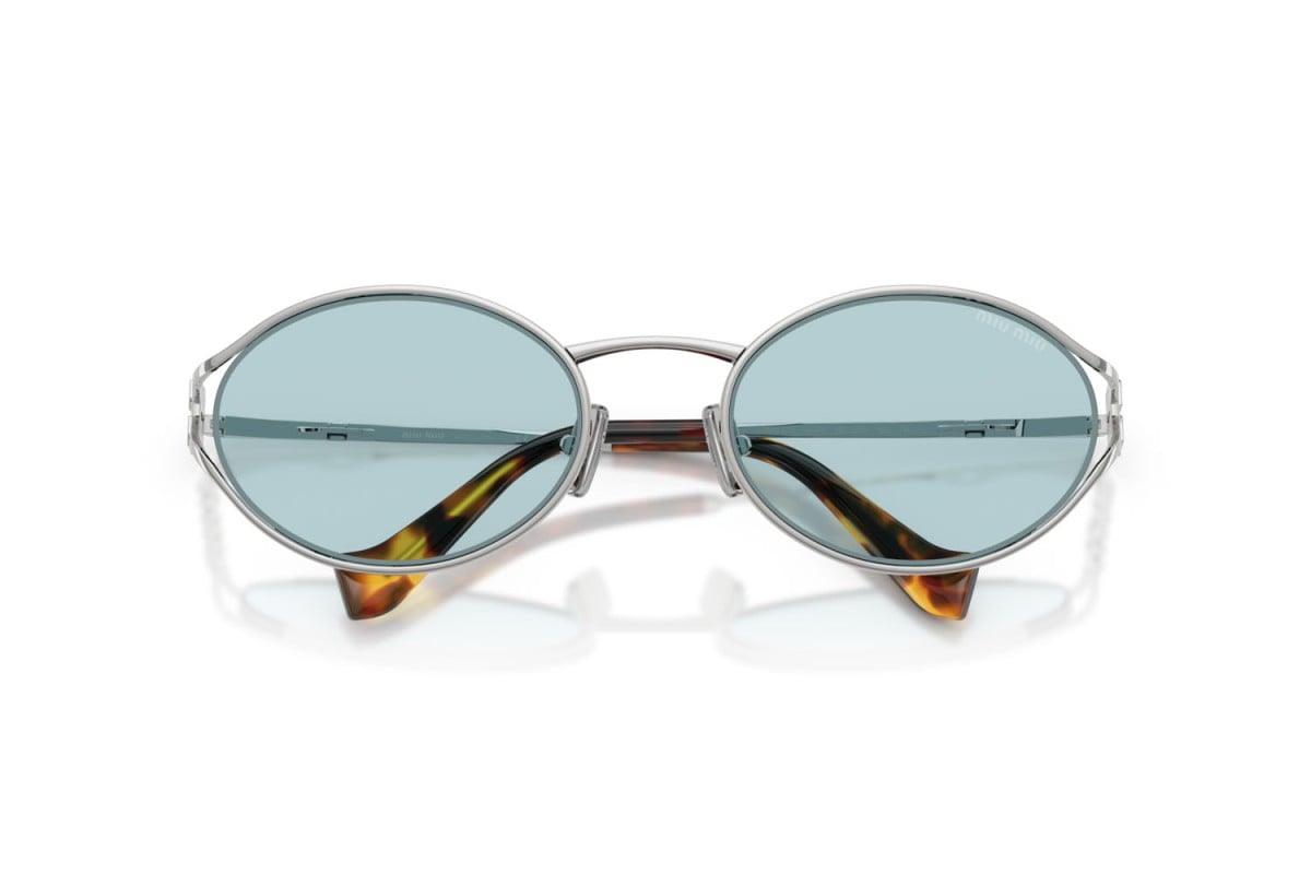 OCCHIALE DA SOLE DONNA | MIU MIU MU 52YS - 1BC20R ARGENTO - CALIBRO 54