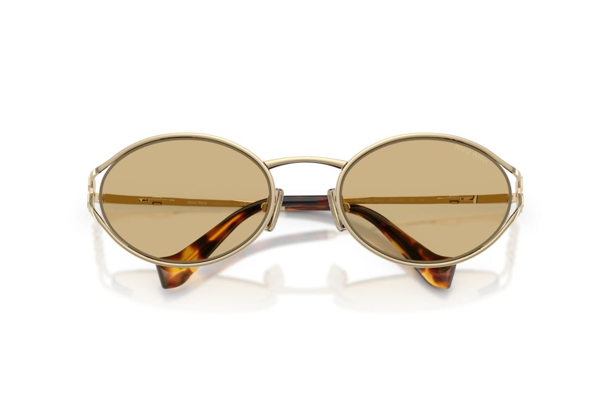 OCCHIALE DA SOLE DONNA | MIU MIU MU 52YS - ZVN10R ORO PALLIDO - CALIBRO 54