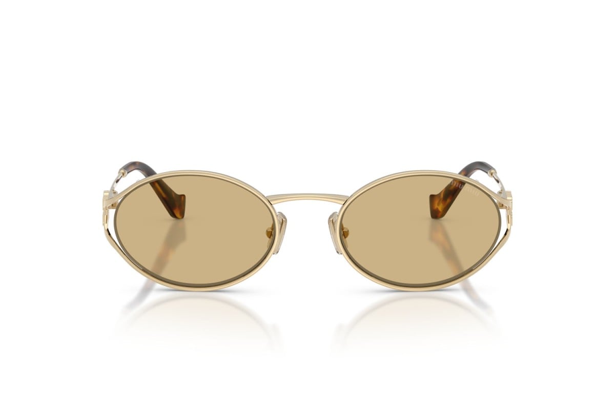 OCCHIALE DA SOLE DONNA | MIU MIU MU 52YS - ZVN10R ORO PALLIDO - CALIBRO 54