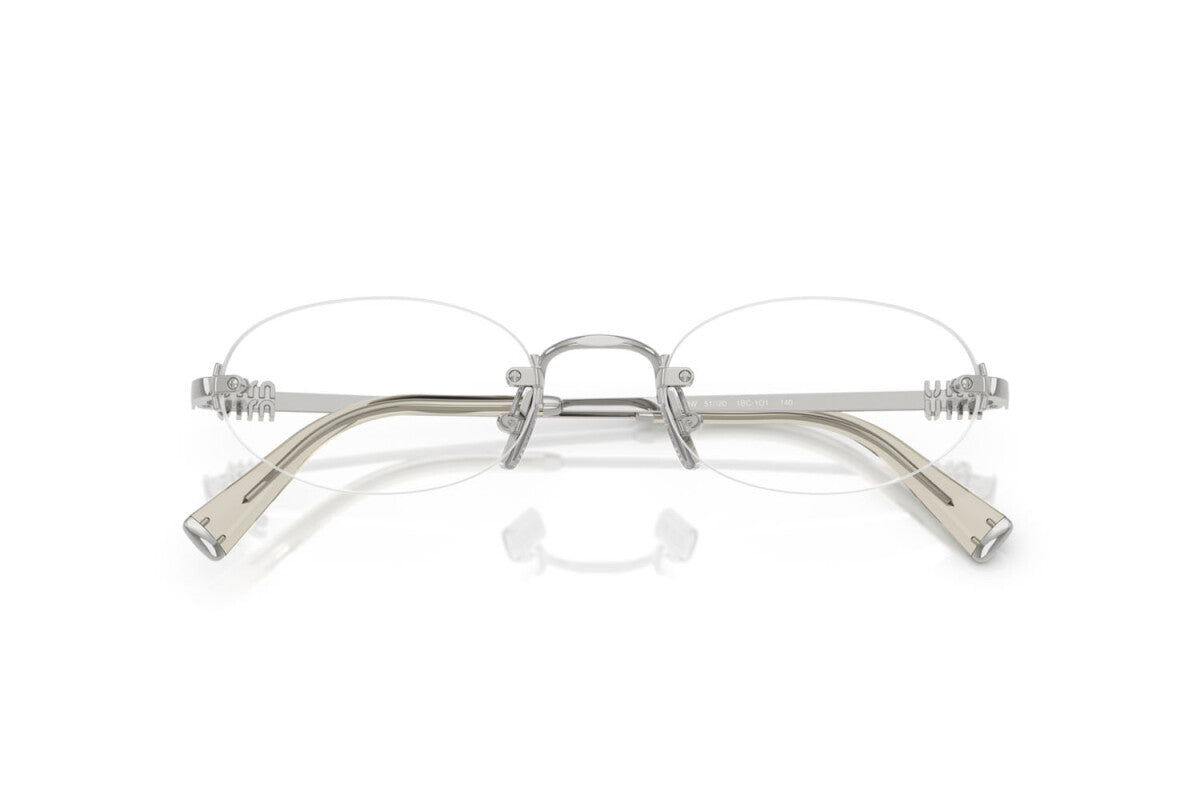 MIU MIU - 1BC1O1 ARGENTO | OCCHIALE DA VISTA DONNA - MU 53WV CALIBRO 51