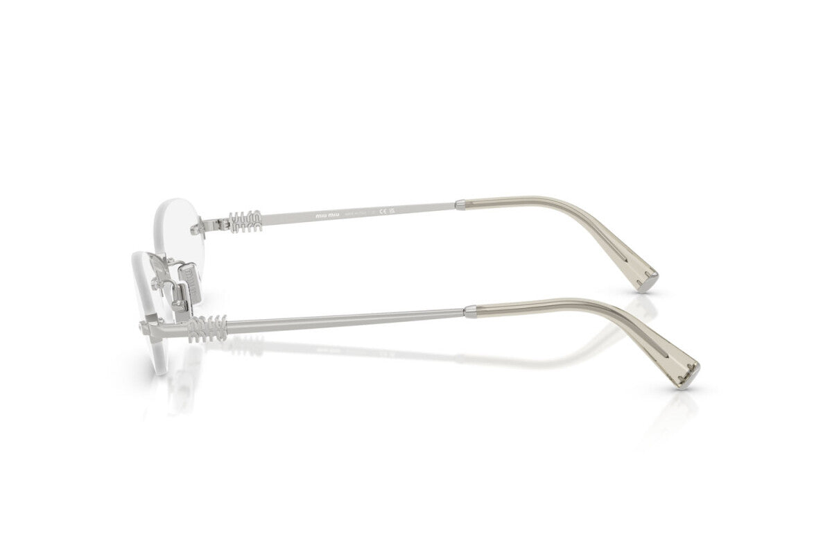 MIU MIU - 1BC1O1 ARGENTO | OCCHIALE DA VISTA DONNA - MU 53WV CALIBRO 51
