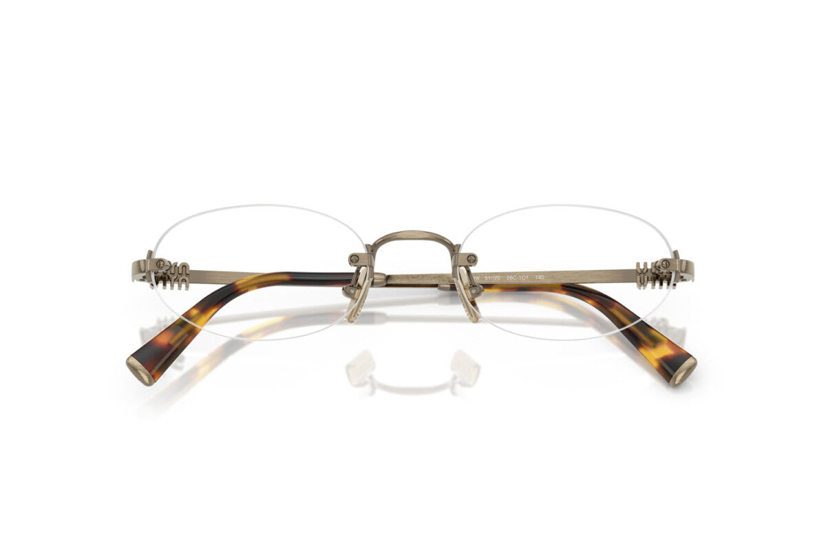 MIU MIU - 26C1O1 ORO VECCHIO | OCCHIALE DA VISTA DONNA - MU 53WV CALIBRO 51