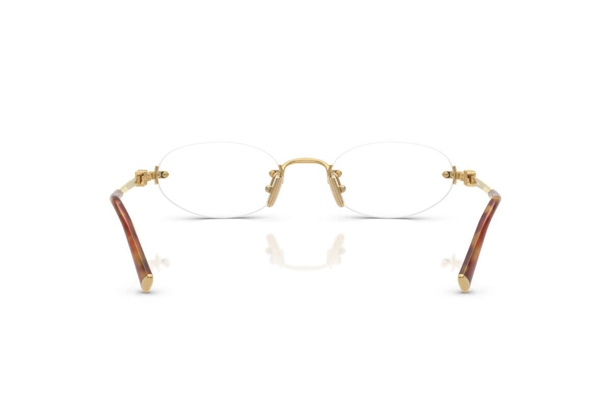 MIU MIU - 5AK1O1 ORO | OCCHIALE DA VISTA DONNA - MU 53WV CALIBRO 51