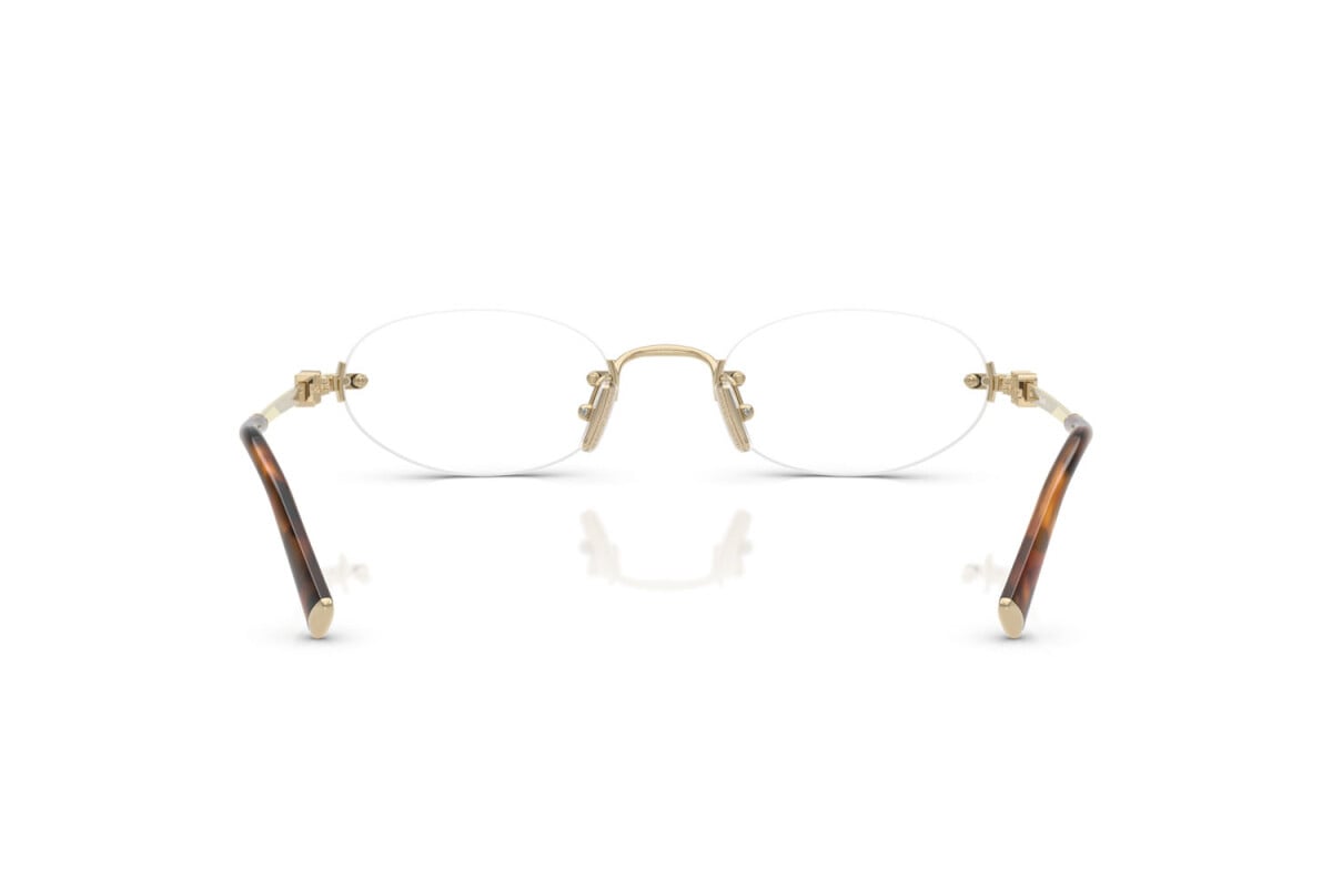 MIU MIU - ZVN1O1 ORO PALLIDO | OCCHIALE DA VISTA DONNA - MU 53WV CALIBRO 51