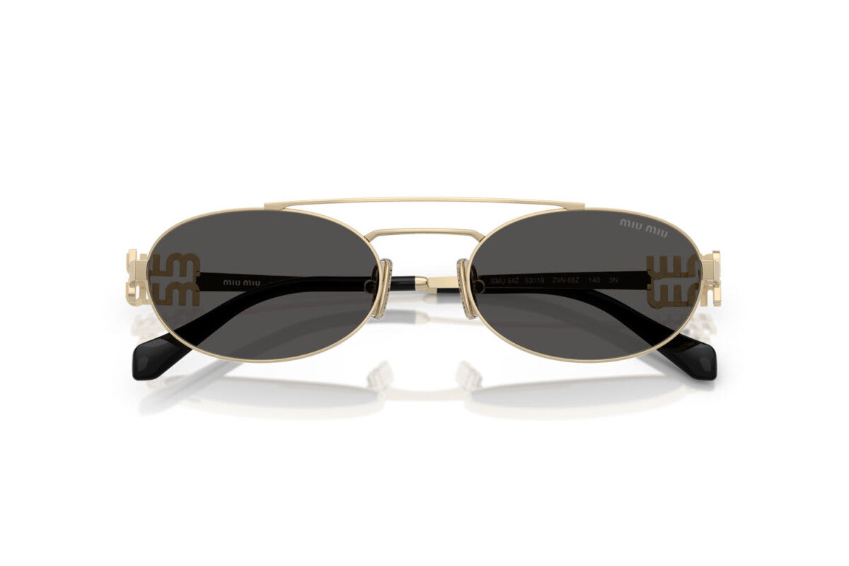 MIU MIU - ZVN08Z ORO PALLIDO | OCCHIALE DA SOLE DONNA - MU 55ZS CALIBRO 53