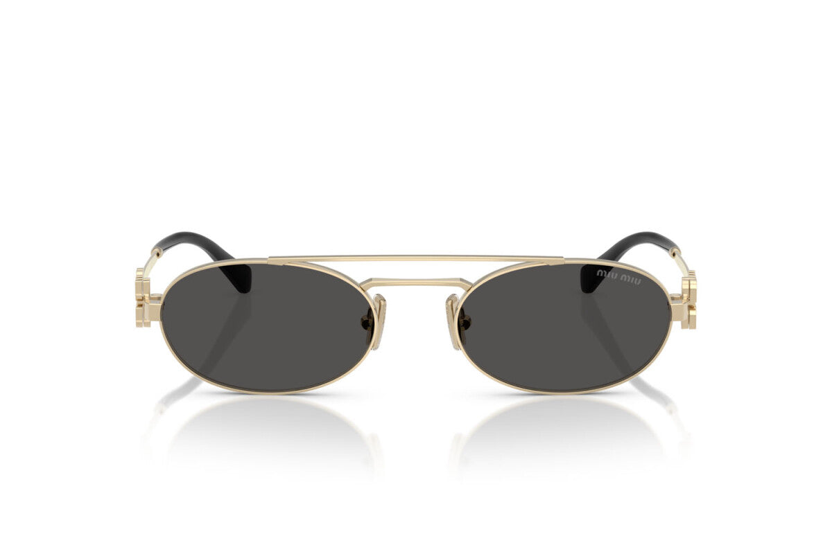 MIU MIU - ZVN08Z ORO PALLIDO | OCCHIALE DA SOLE DONNA - MU 55ZS CALIBRO 53