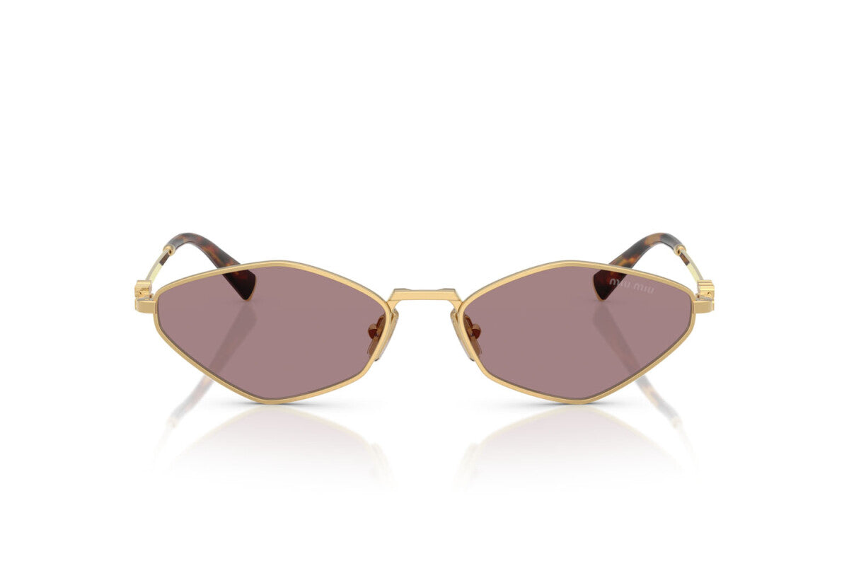 MIU MIU - 5AK20I ORO | OCCHIALE DA SOLE DONNA - MU 56ZS CALIBRO 56