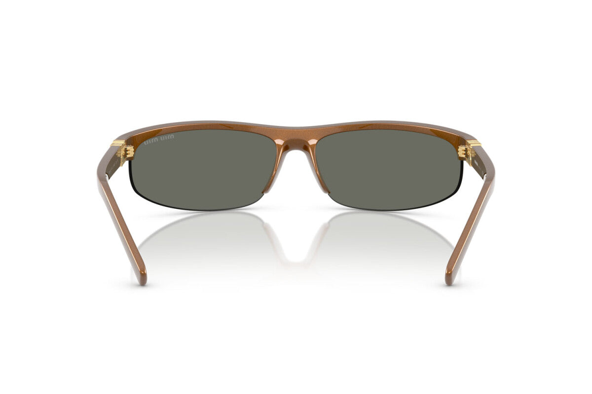 MIU MIU - 16Y8G1 METALLO ARRUGGINITO | OCCHIALE DA SOLE DONNA - MU A02S CALIBRO 70