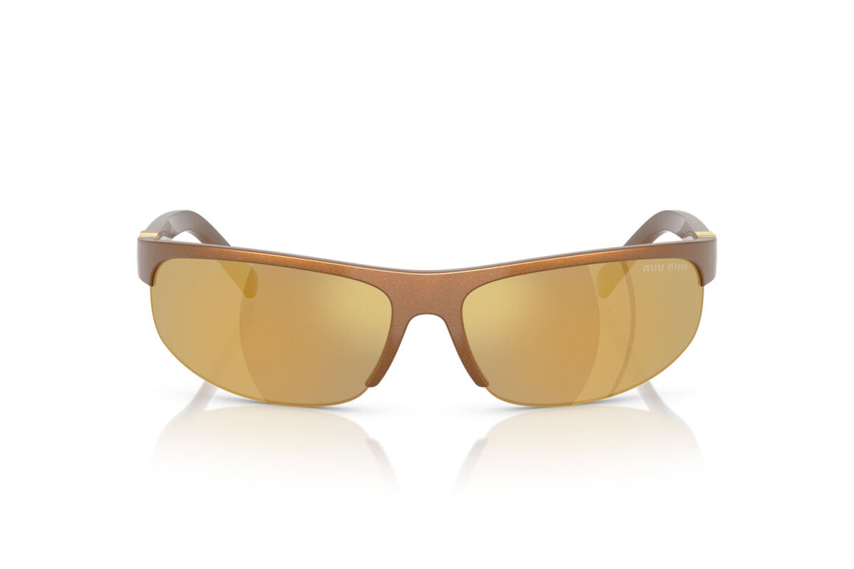 MIU MIU - 16Y8G1 METALLO ARRUGGINITO | OCCHIALE DA SOLE DONNA - MU A02S CALIBRO 70