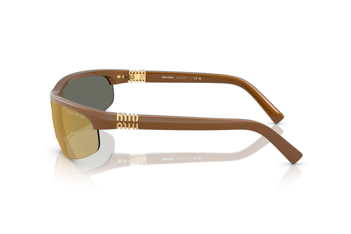 MIU MIU - 16Y8G1 METALLO ARRUGGINITO | OCCHIALE DA SOLE DONNA - MU A02S CALIBRO 70