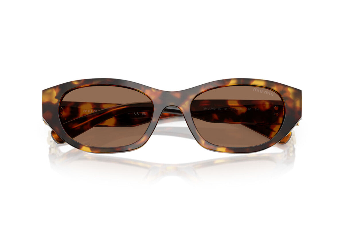 MIU MIU - 14L60M MIELE AVANA | OCCHIALE DA SOLE DONNA - MU A03S CALIBRO 53