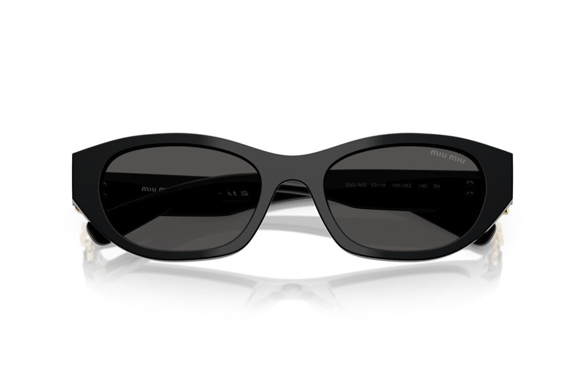 MIU MIU - 16K08Z NERO | OCCHIALE DA SOLE DONNA - MU A03S CALIBRO 53