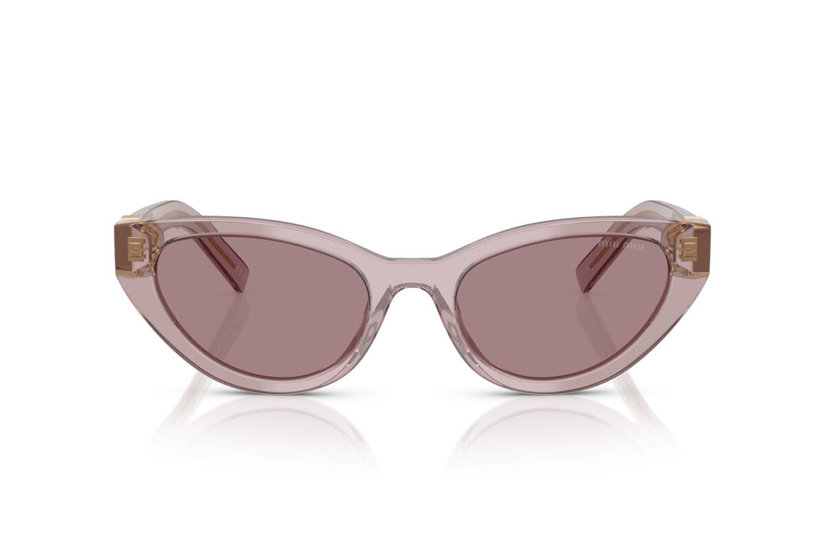 MIU MIU - 12W20I MALVA TRASPARENTE | OCCHIALE DA SOLE DONNA - MU A04S CALIBRO 54