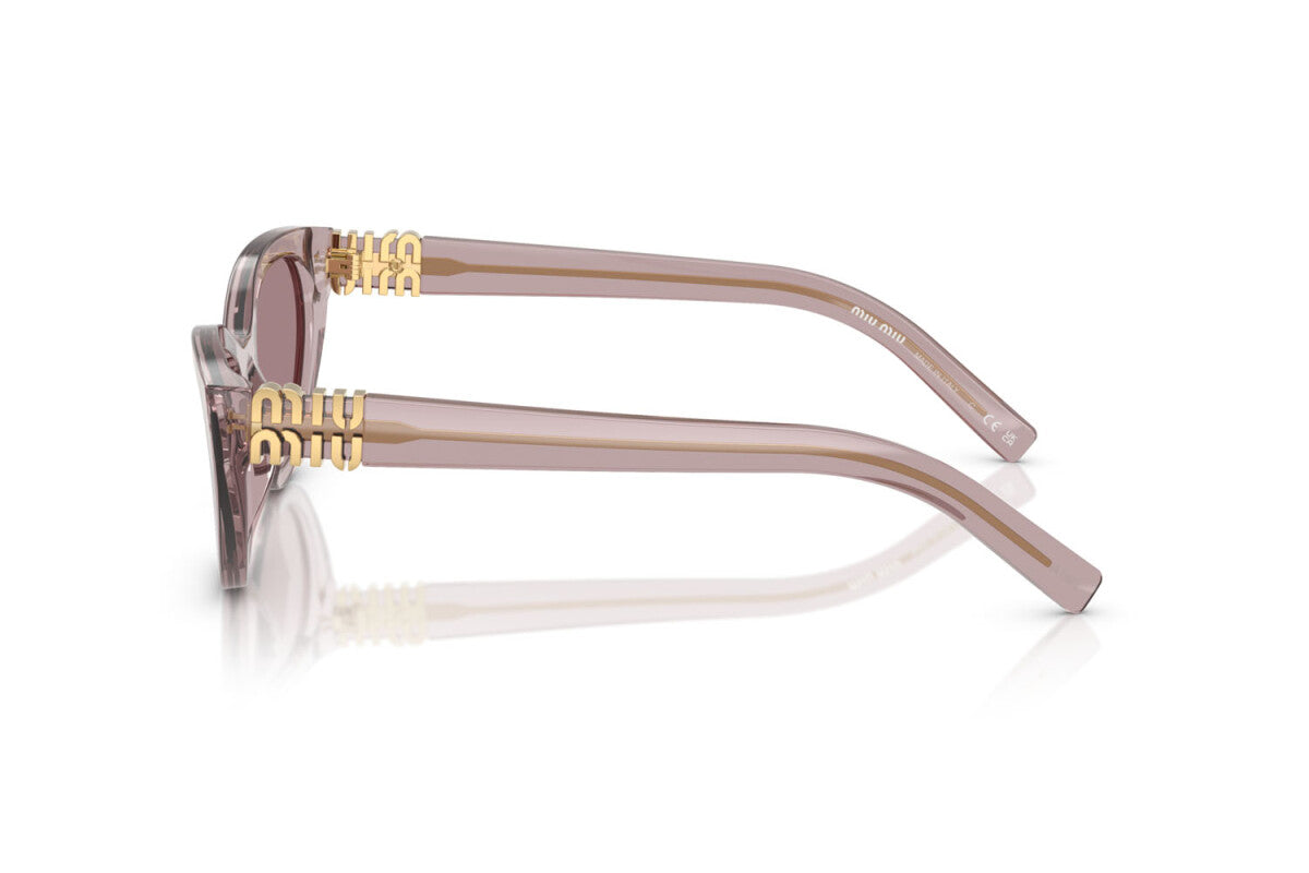 MIU MIU - 12W20I MALVA TRASPARENTE | OCCHIALE DA SOLE DONNA - MU A04S CALIBRO 54