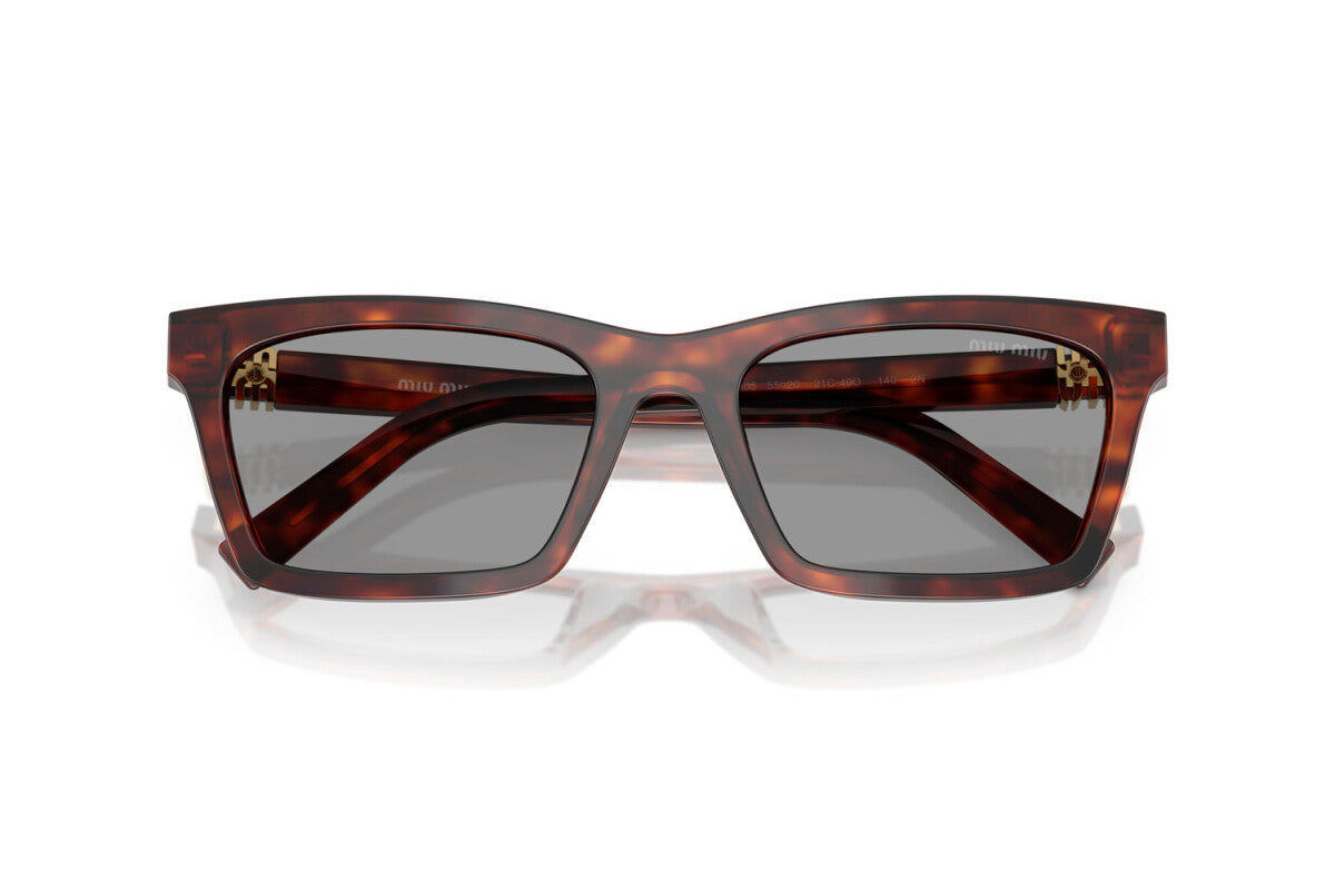 MIU MIU - 21C40O MOGANO AVANA | OCCHIALE DA SOLE DONNA - MU A05S CALIBRO 55