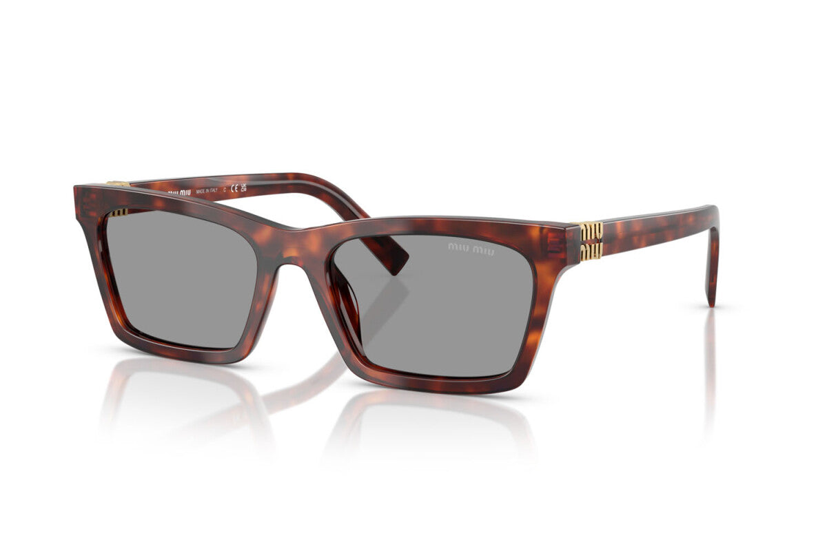 MIU MIU - 21C40O MOGANO AVANA | OCCHIALE DA SOLE DONNA - MU A05S CALIBRO 55